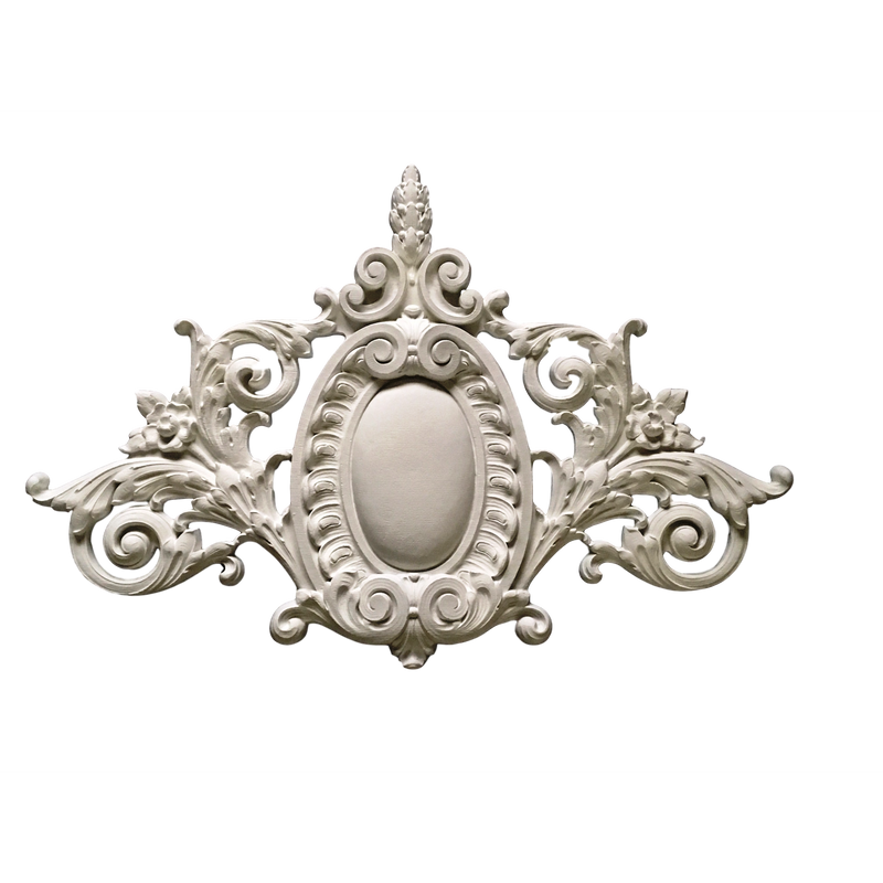 Cartouche French Renaissance 37" Wide x 24" H - Offered In Stain & Paint Versions