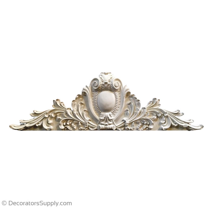 Resin (Exterior) Cartouche--French--47" X 15"--2 3/4" Relief