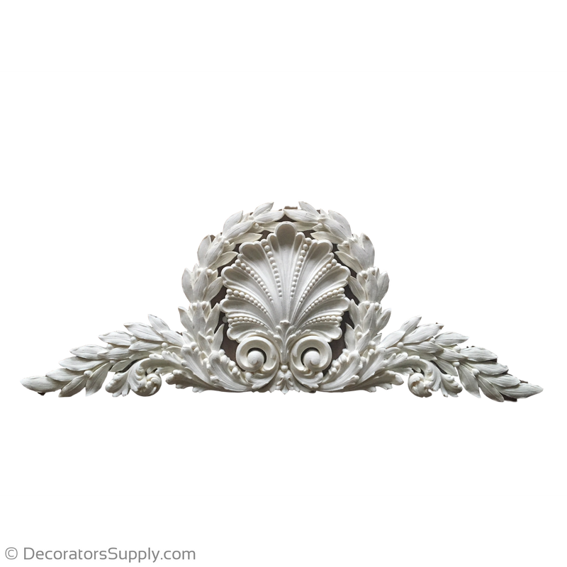 Resin (Exterior) Wreath - 23" x 8-3/4" x 11/16" Relief