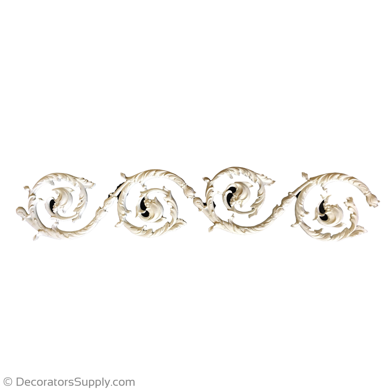 Scroll Modern Renaissance 5" H x 3/8" Relief