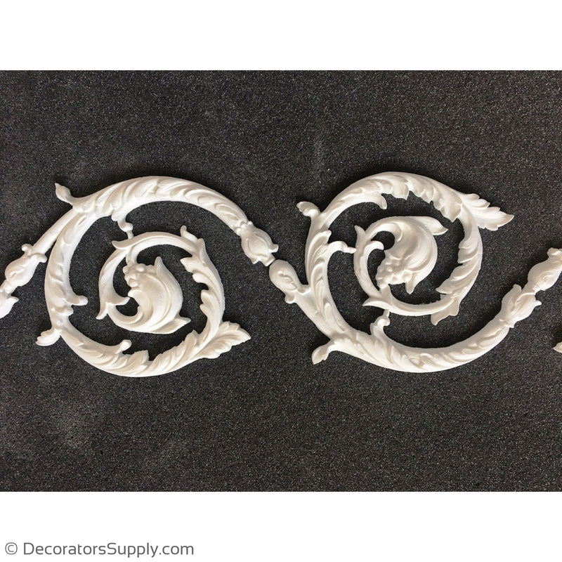 Scroll Modern Renaissance 5" H x 3/8" Relief