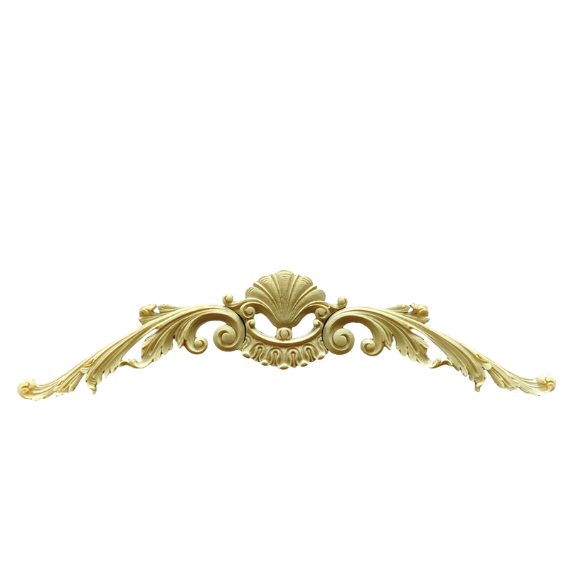 Resin (Exterior) Cartouche 4-1/8" High x 18-3/4" Wide