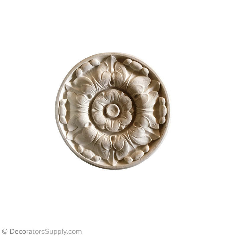 Resin (Exterior) Rosette Circle 5" Diameter