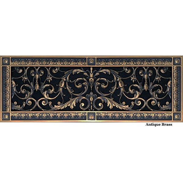RESIN LOUIS XIV GRILLE - 6X20 DUCT, 8 X 22 FRAME