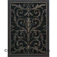 RESIN LOUIS XIV GRILLE - 20 x 14" DUCT, 22 x 16" FRAME