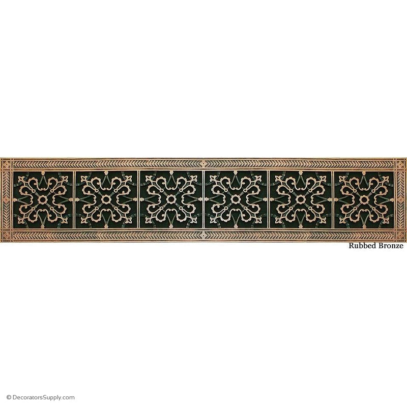 RESIN ARTES & CRAFTS GRILLE-6X36 DUCT, 8 X 38" Frame-BAI HVAC Grille-vent-cover-Decorators Supply