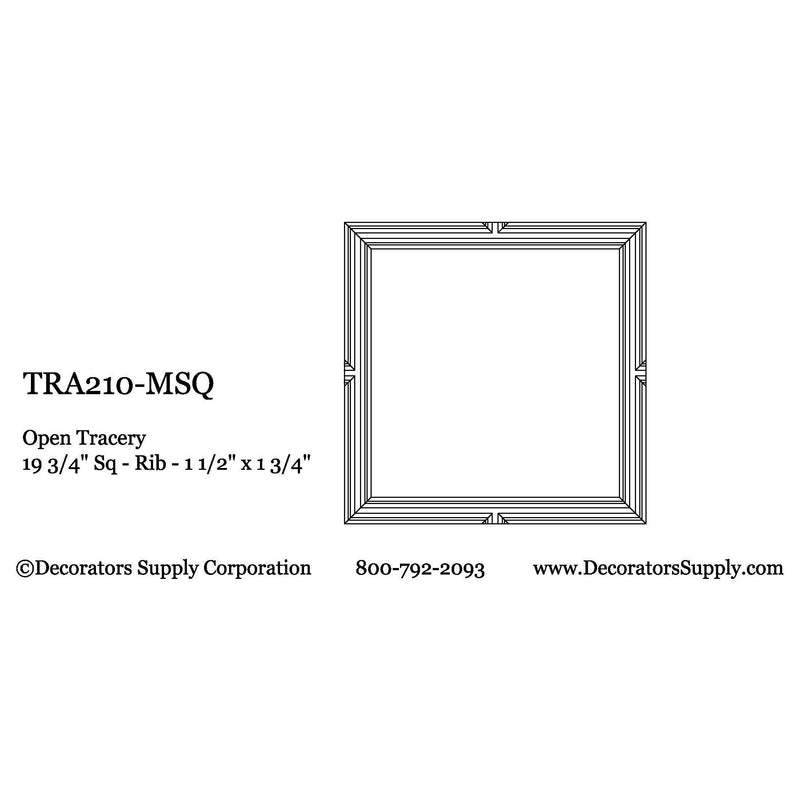TRA210 Open Tracery Pattern