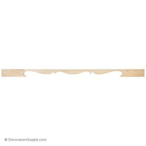 Extra Large Wood Valance - (Cherry & Maple)