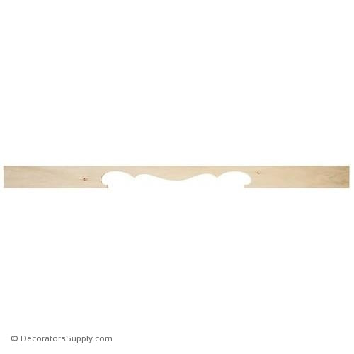 Medium Wood Valance - (Cherry & Maple)