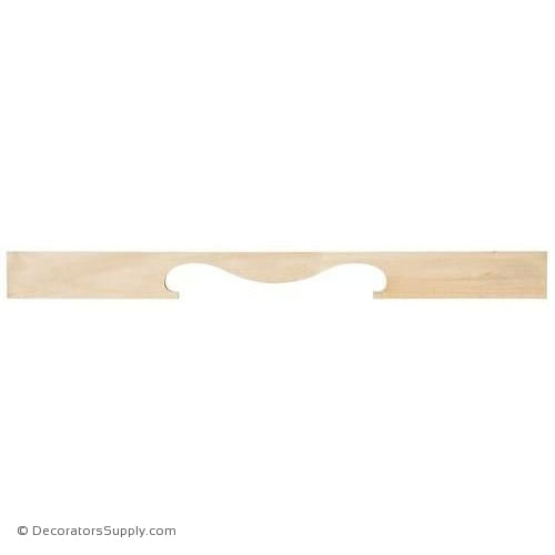 Small Wood Valance - (Cherry)
