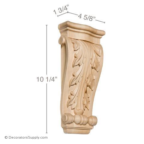 Acanthus Wood Corbel - (Cherry & Maple) - 5 SIZES