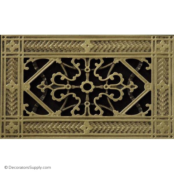RESIN ARTES & CRAFTS GRILLE - 4X8 DUCT, 6 X 10 FRAME