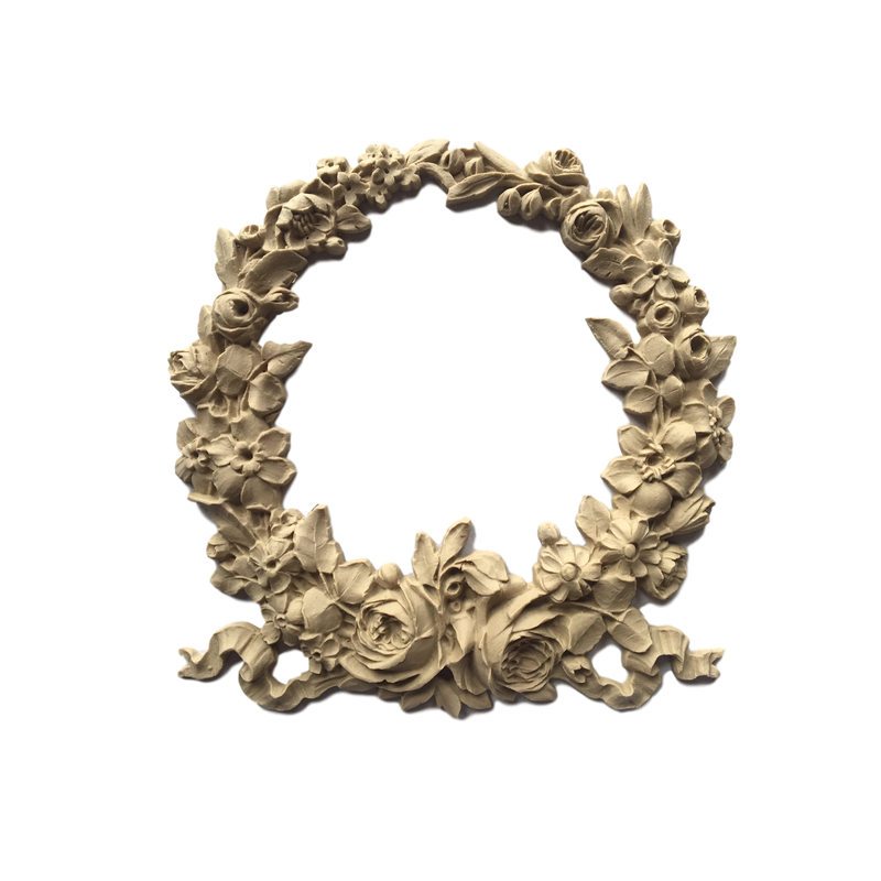 Rose Wreath Offered in 5 Sizes from 1-1/2" to 8"