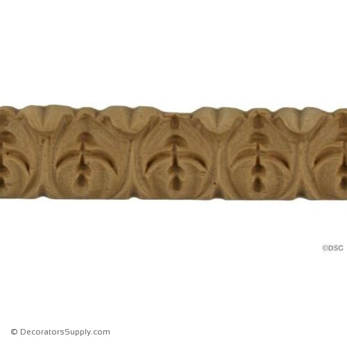 Acanthus Leaf - Ren. 1H - 5/16Relief-woodwork-furniture-lineal-ornament-Decorators Supply