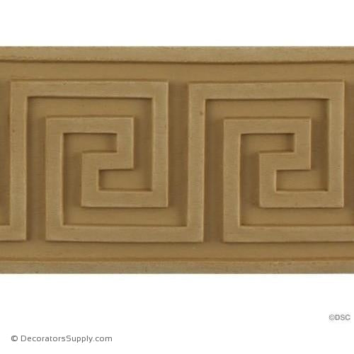 Greek Key-Greek 2 5/8H - 1/4Relief-moulding-for-woodwork-furniture-Decorators Supply
