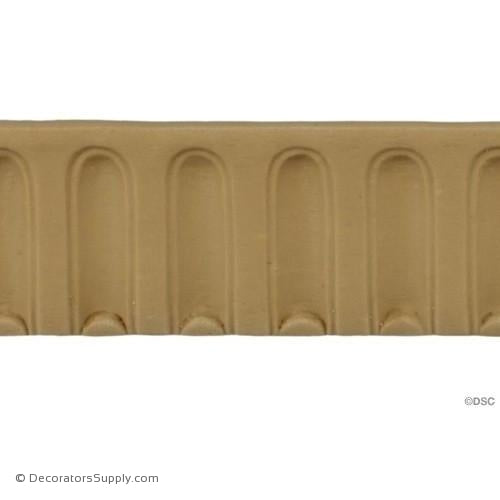 Fluted-Colonial 1 1/2H - 1/4Relief-moulding-for-furniture-woodwork-Decorators Supply