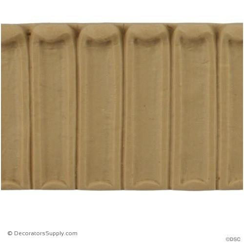 Fluted-Colonial 2H - 5/16Relief-moulding-for-furniture-woodwork-Decorators Supply