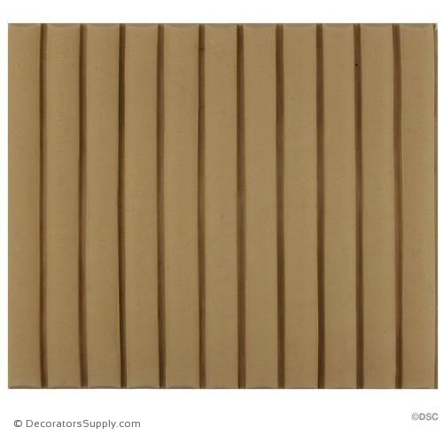 Reeded-Colonial 5 7/8H - 1/4Relief-moulding-for-furniture-woodwork-Decorators Supply