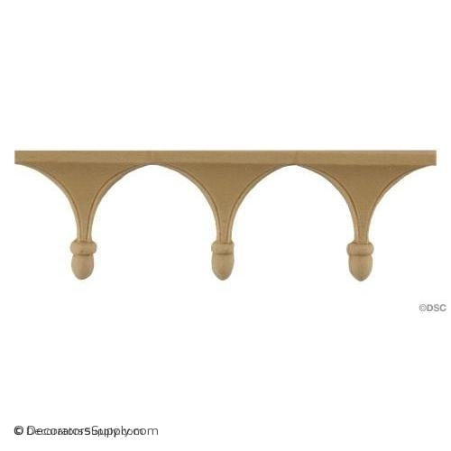 Arch - Colonial 1 3/4H - 3/8Relief-moulding-for-furniture-woodwork-Decorators Supply