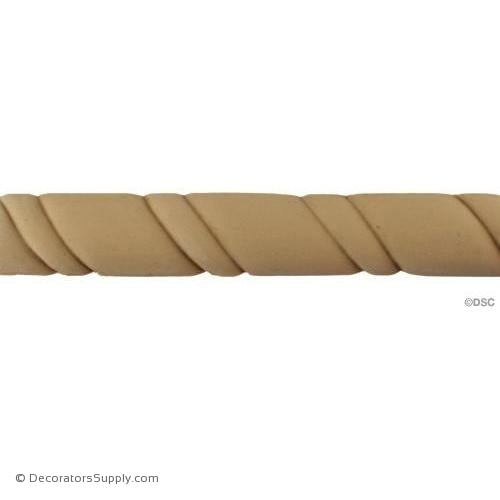 Spanish Style Rope Twisted Rope to Create Decorative Wood Trim for Furniture