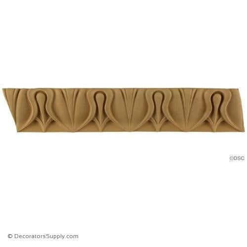 Lambs Tongue-Greek 2 1/8H - 1 1/4Relief-moulding-furniture-woodwork-Decorators Supply