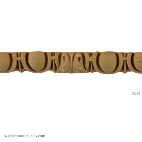 Egg and Dart-Roman 1/2H - 1/2Relief-woodwork-furniture moulding-Decorators Supply