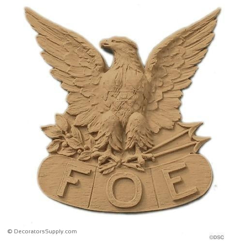 F.O.E. Emblem - 3 7/8H X 3 3/4W - 3/8Relief-Decorators Supply