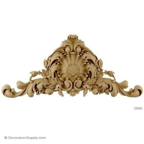 Cartouche Shell - French Renaissance-appliques-for-woodwork-furniture-Decorators Supply