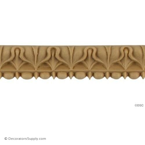 Lambs Tongue-Roman 7/8H - 5/16Relief-moulding-furniture-woodwork-Decorators Supply
