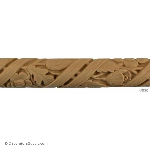 Daisy Linear - Modern 1 7/8H - 3/4Relief-woodwork-furniture-lineal-ornament-Decorators Supply