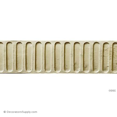 Fluted-Colonial 2H - 1/8Relief-moulding-for-furniture-woodwork-Decorators Supply