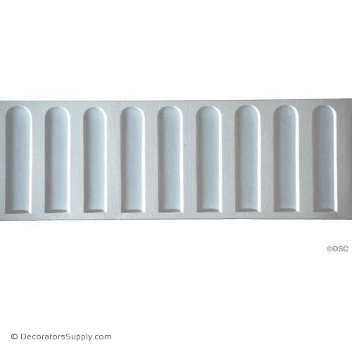 Fluted-Colonial 4 1/4H - 5/16Relief-moulding-for-furniture-woodwork-Decorators Supply