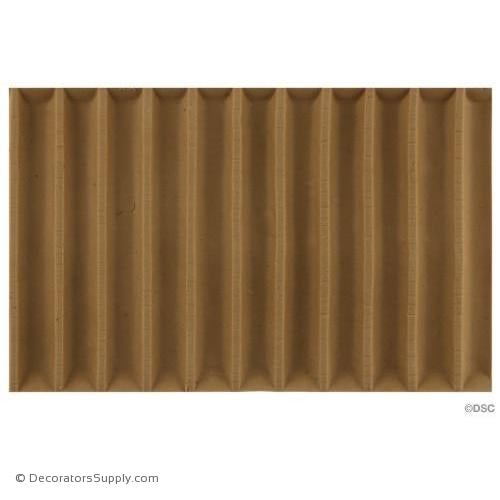 Fluted-Colonial 4 1/2H - 3/8Relief-moulding-for-furniture-woodwork-Decorators Supply