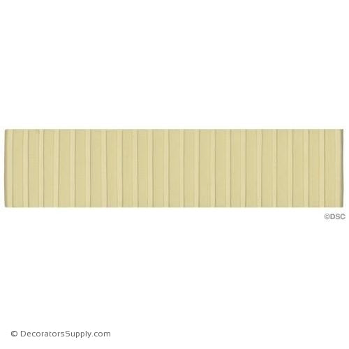 Fluted-Colonial 3 3/8H - 1/4Relief-moulding-for-furniture-woodwork-Decorators Supply