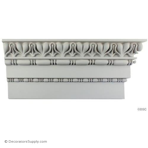 Plaster Crown-Roman-2 3/4 Proj X 9 1/4 Drop-3" Repeat-Decorators Supply