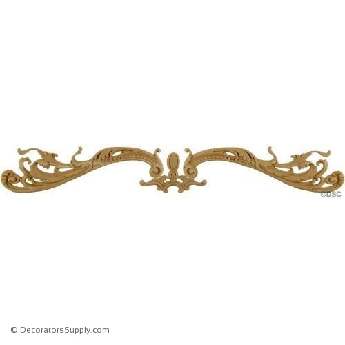 Horizontal Design 4 1/2 High 30 Wide 3/8 Relief-ornaments-for-woodwork-furniture-Decorators Supply