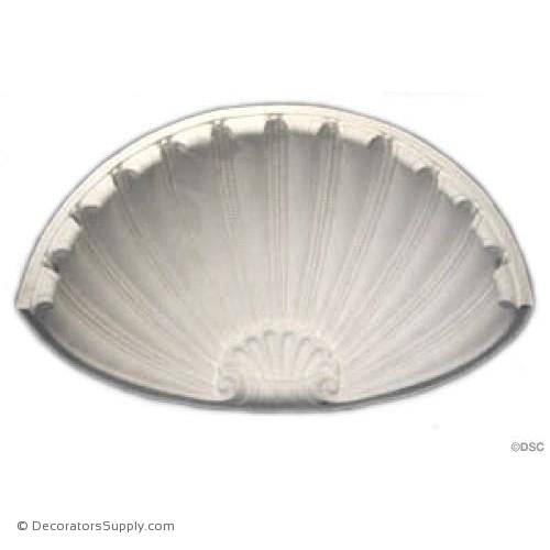 Shell Wall Plaster Plaster Shell - 3 SIZES