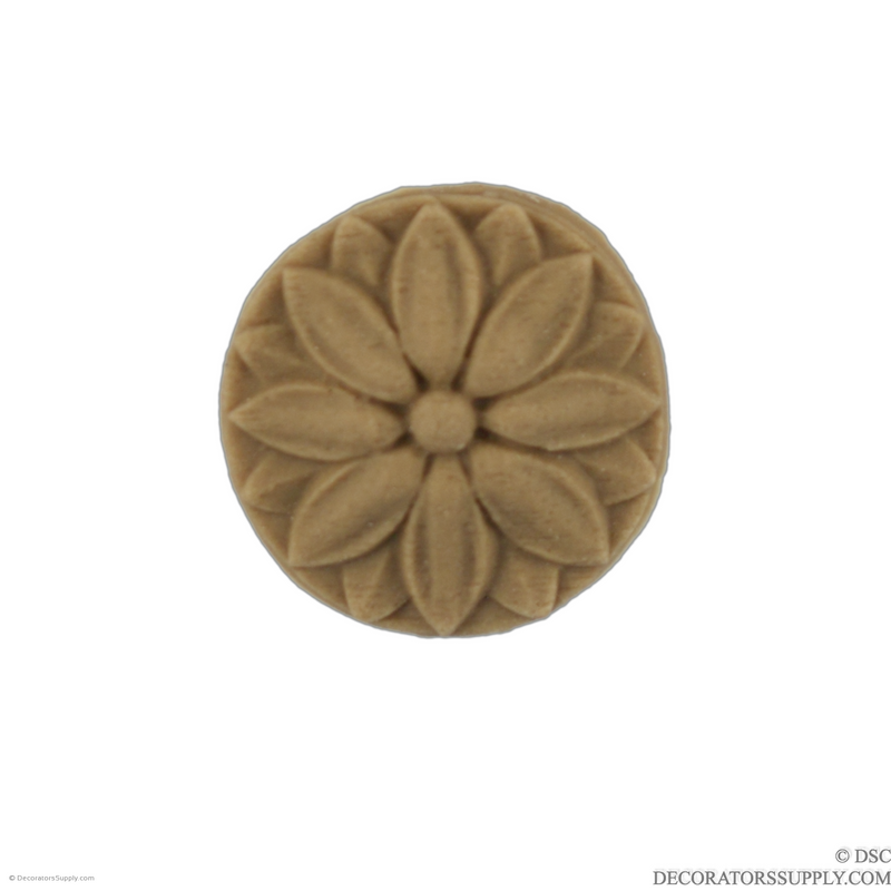 Rosette - Circle 7/8 Diameter-woodwork-furniture-ornaments-Decorators Supply