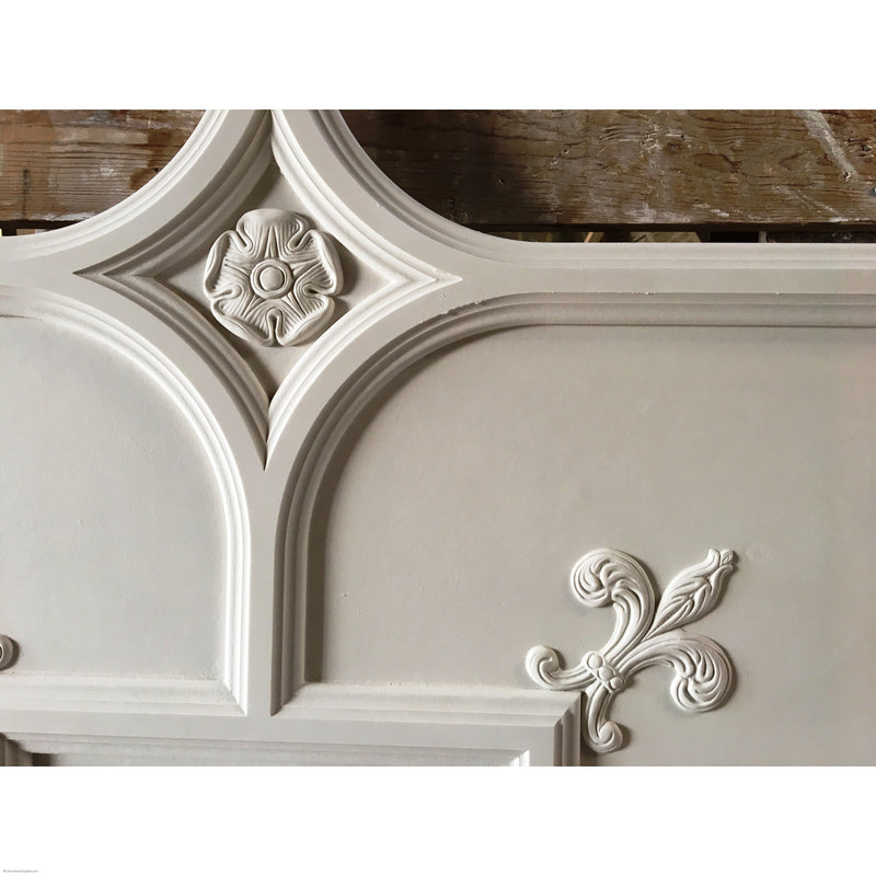 Old English Ceiling Smooth and Ornamented 1-1/8" Relief - Covers 9 sf