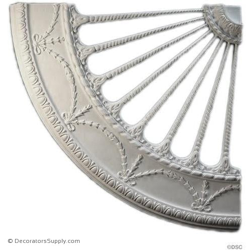 Plaster Medallion or Vented Grilled Colonial-ceiling-ornament-Decorators Supply