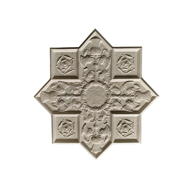Plaster Medallion--Renaissance--25 1/2"X 27"--1/2" Relief