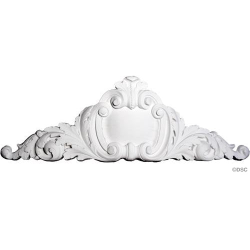 Cartouche French 62" W X 22" H X 4-1/4" Relief