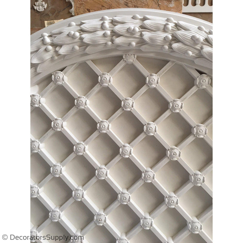 46" Diameter (62" Overall With Extensions) Plaster Medallion or Vented Grille Classic