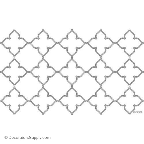 30" Open Tracery Pattern Approx 12'-6" x 7'-6" 15 pcs - 2964-30-hand-cast-ceiling-ornaments-Decorators Supply