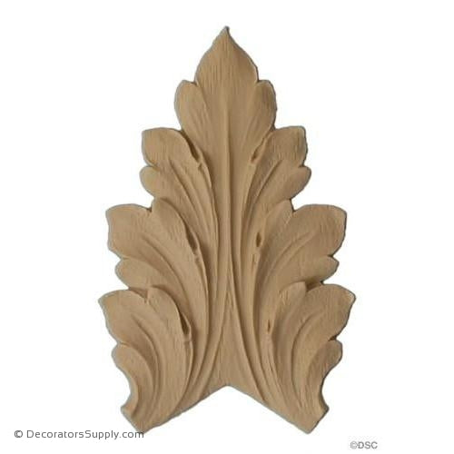 Acanthus 2 3/4 High 2 Wide-ornaments-furniture-woodwork-Decorators Supply