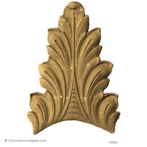 Acanthus 5 1/2 High 3 3/4 Wide-ornaments-furniture-woodwork-Decorators Supply