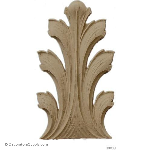 Acanthus 5 1/4 High 3 Wide-ornaments-furniture-woodwork-Decorators Supply