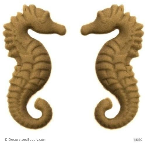 Seahorse - Each 1" High x 9/16" Wide-Decorators Supply