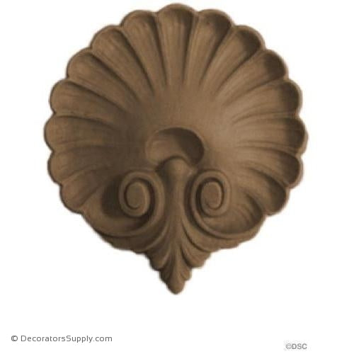 Shell Accent-ornaments-for-woodwork-furniture-Decorators Supply
