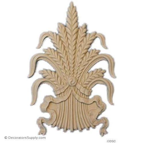 Wheat - 4 Wide x 6 High-ornaments-for-woodwork-furniture-Decorators Supply